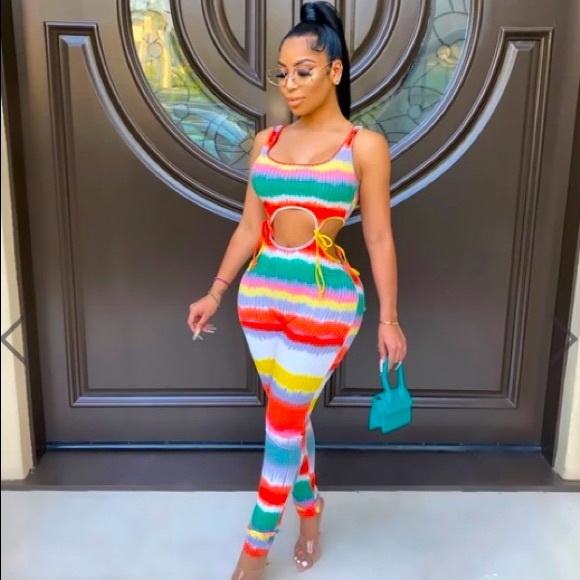 Pants - Multi color jumpsuit